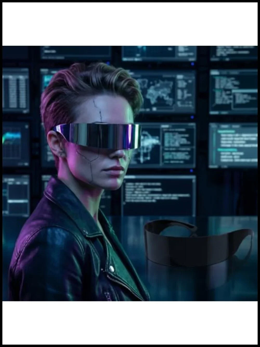 12 PC Futuristic Cyber Visor Sunglasses Party Pack Costume Accessory